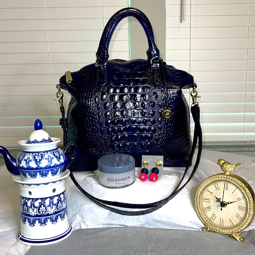 BRAHMIN LARGE DUXBURY SATCHEL
